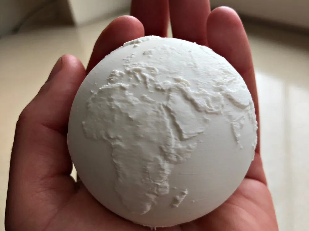 Earth Globe – Real Elevation Data
